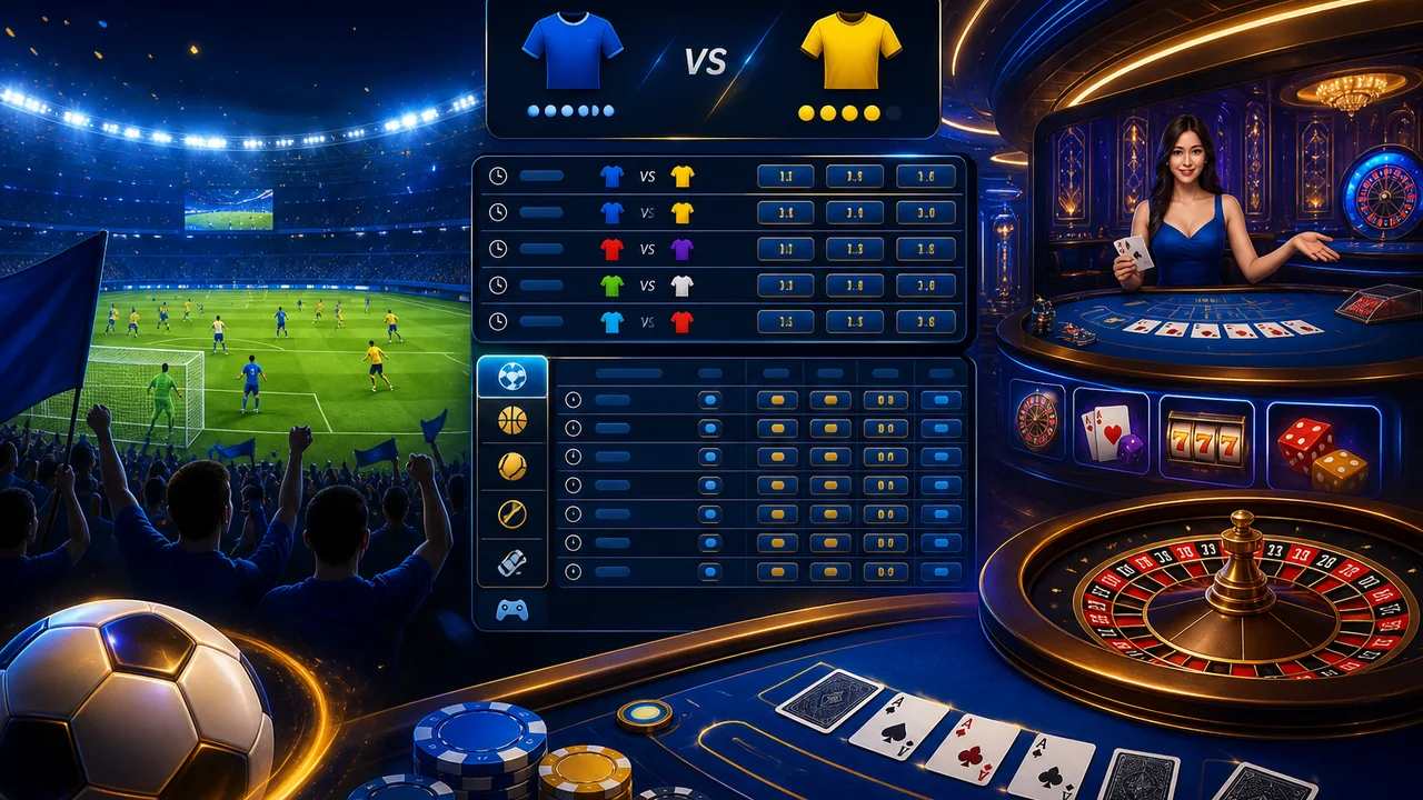 Bắt nhịp trận cầu hot và khám phá cách chơi casino trực tuyến 79king